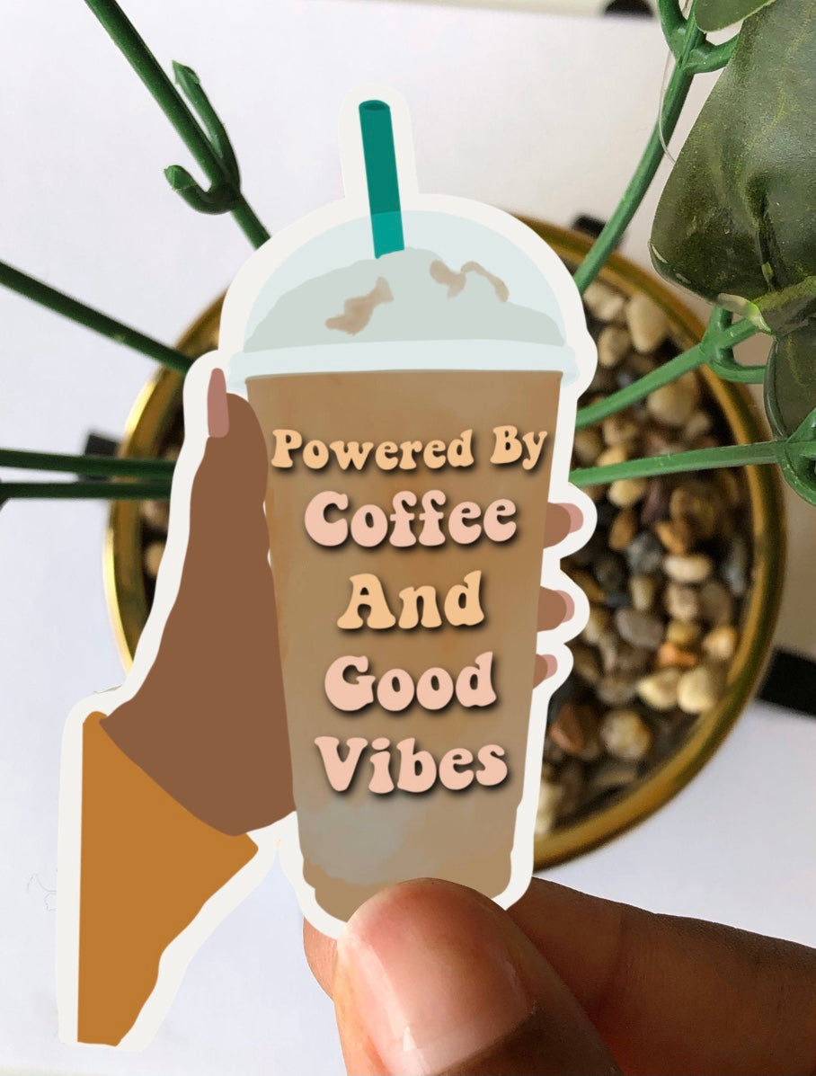 Coffee & Good Vibes Sticker